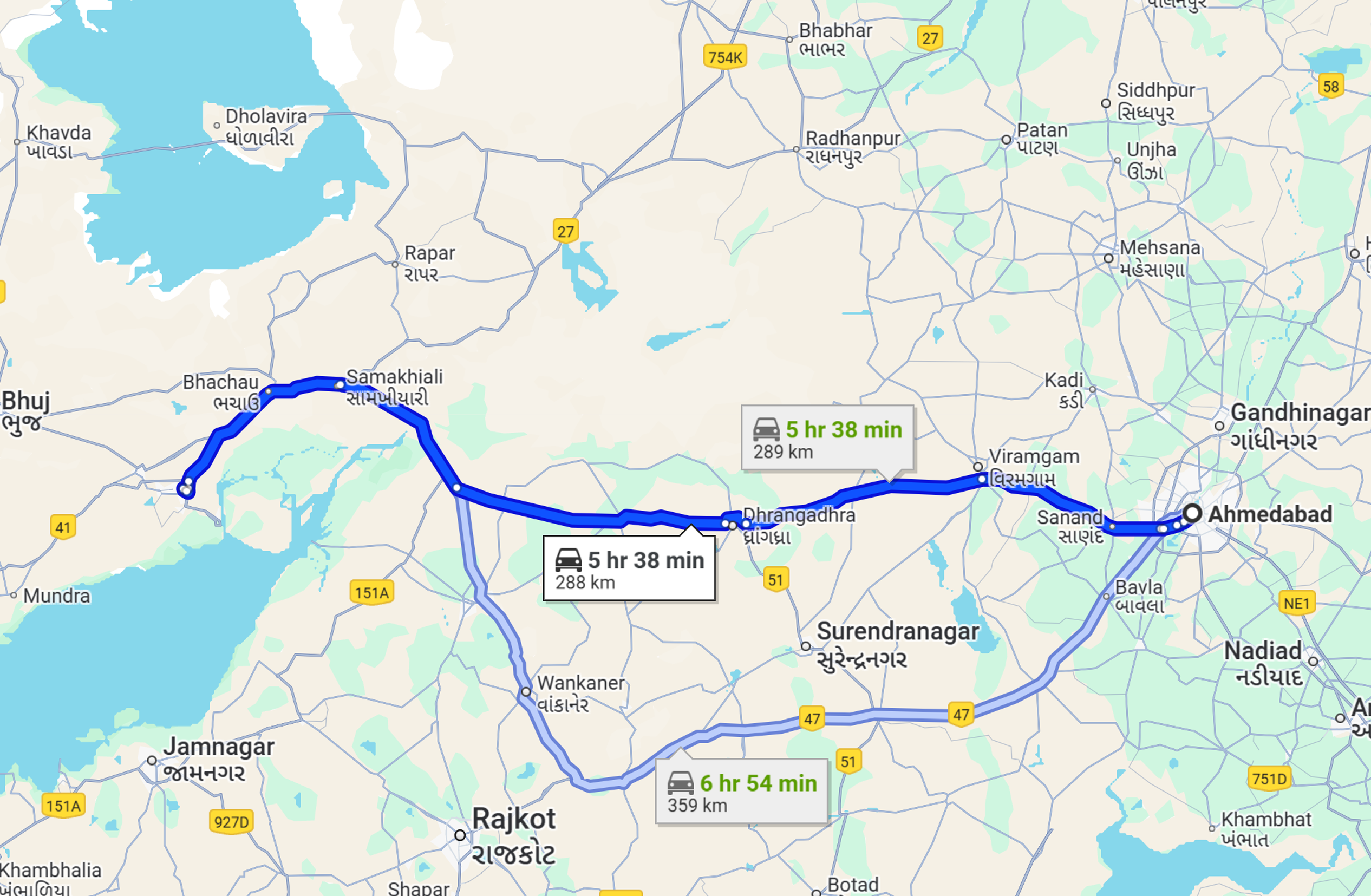 Ahmedabad To Gandhidham