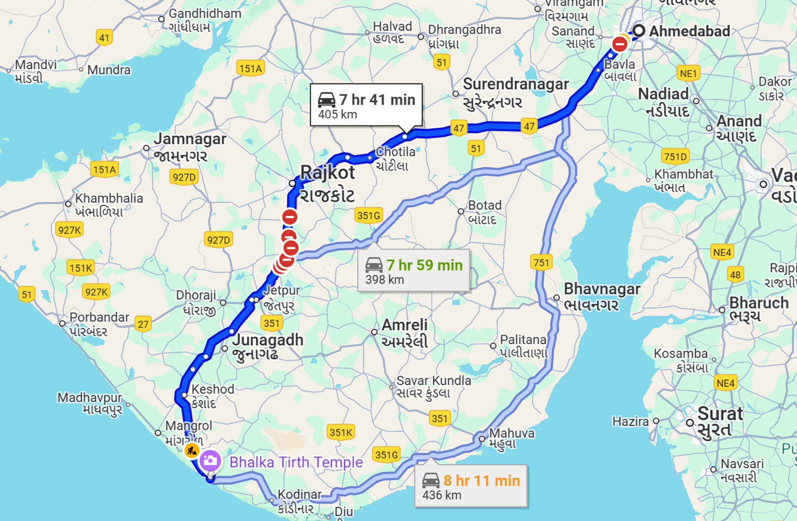 Ahmedabad To Somnath