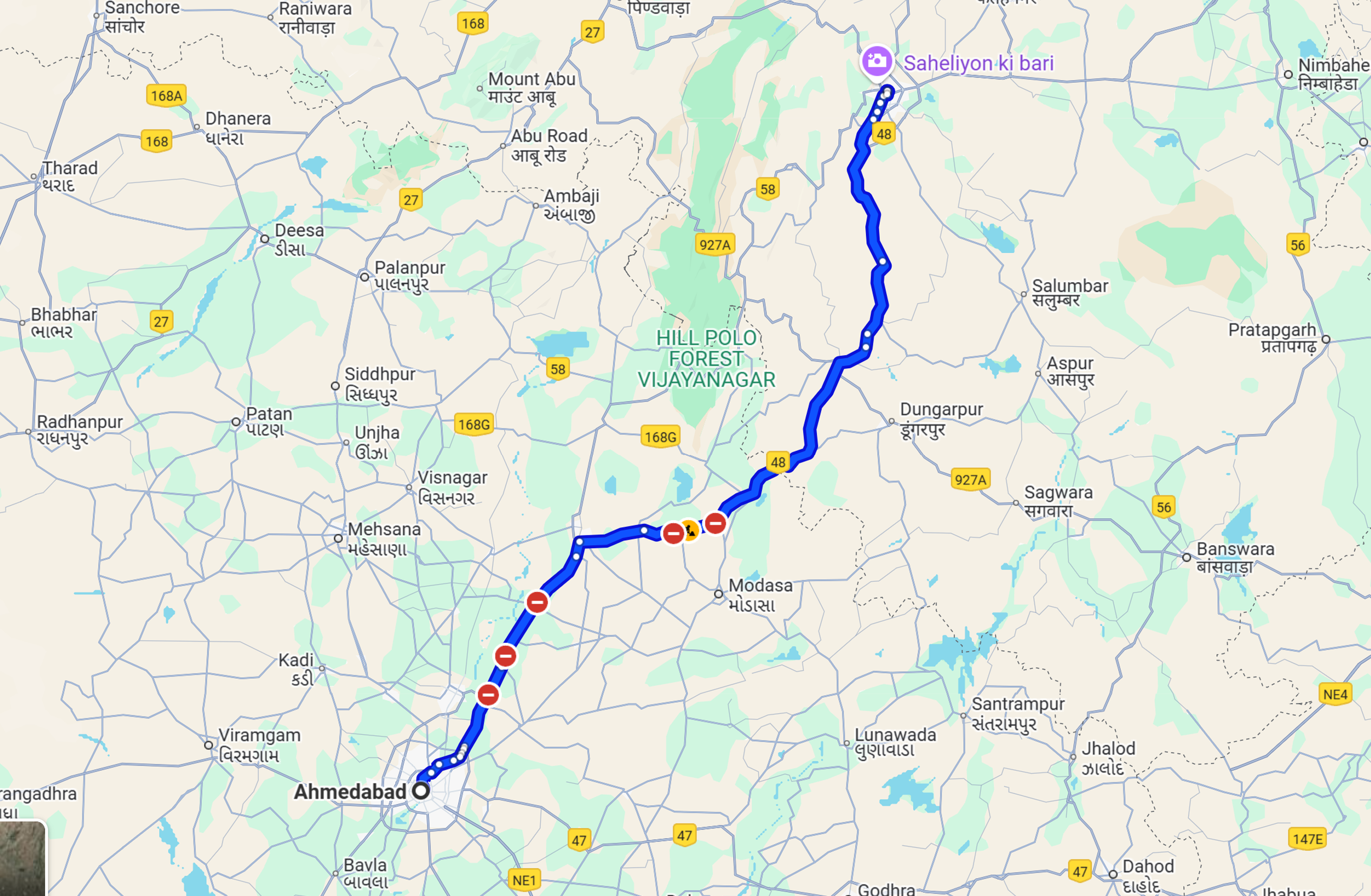 Ahmedabad To Udaipur
