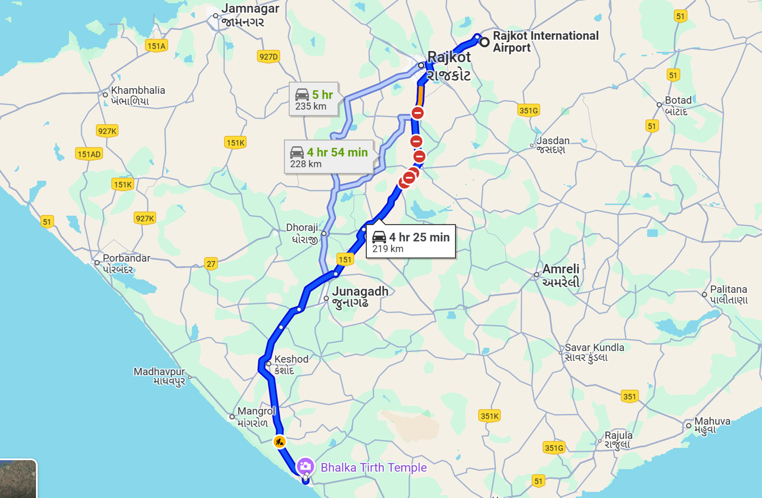 Hirasar International Airport Rajkot To Somnath