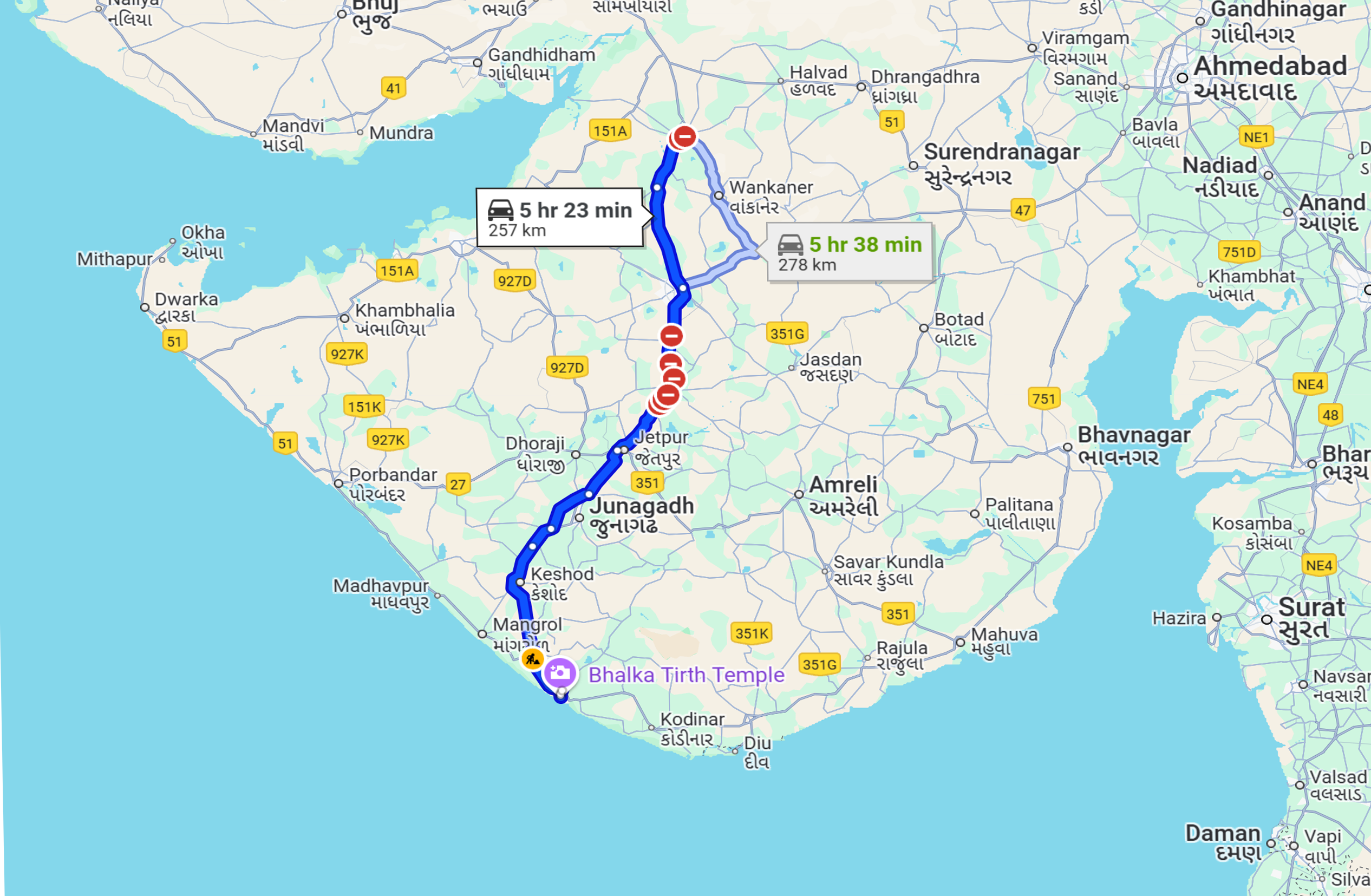 Morbi To Somnath