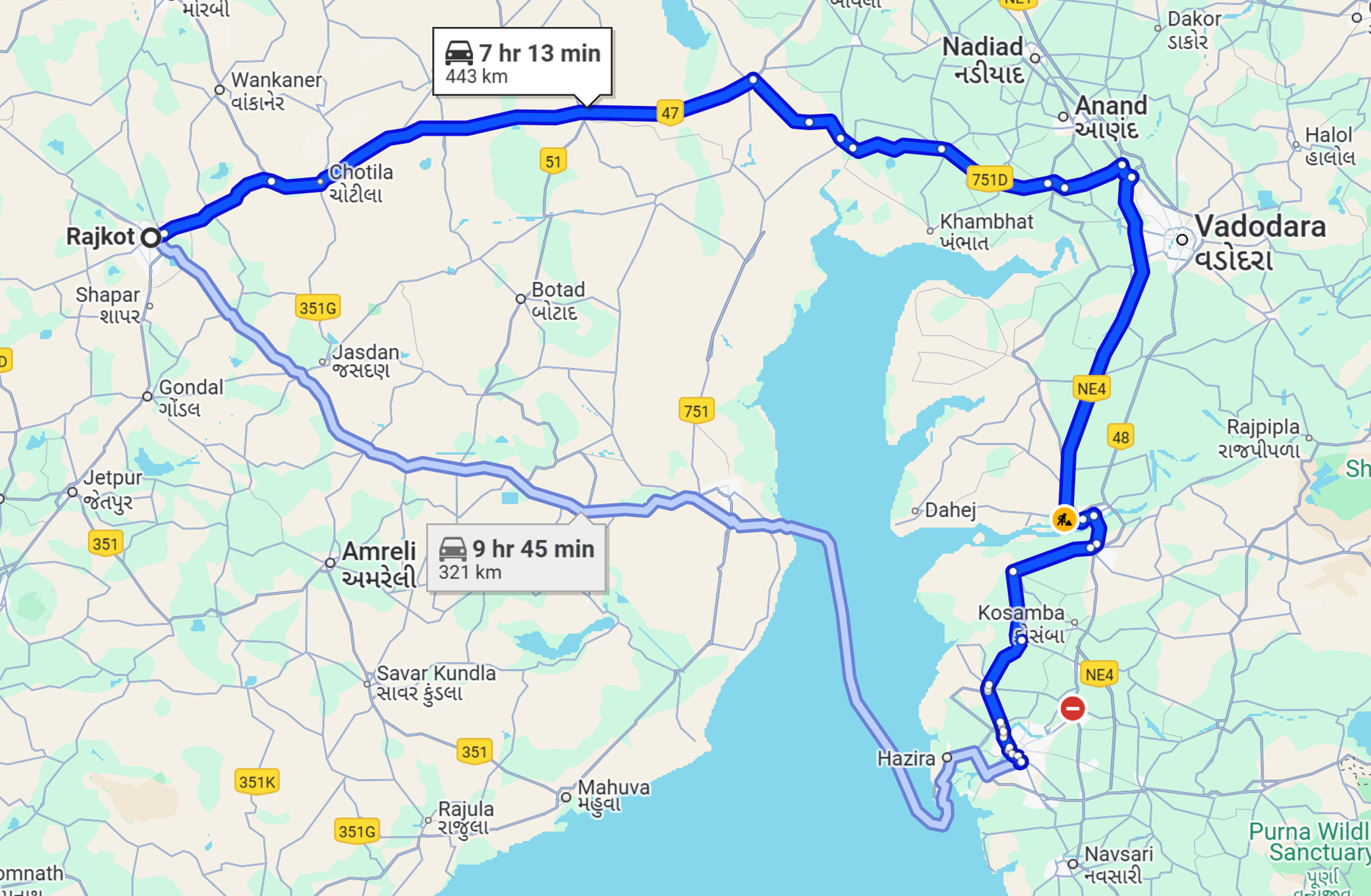 Rajkot To Surat